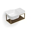 Stone Collection Wall-mount Basin with Shelf
